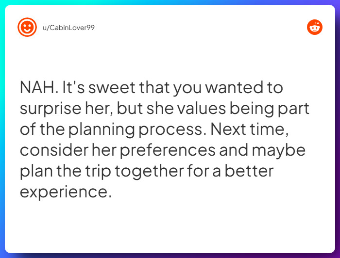 Comment from u/CabinLover99