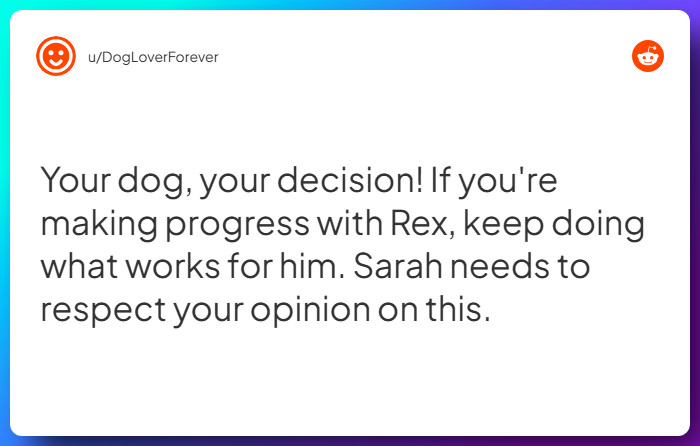 Comment from u/DogLoverForever