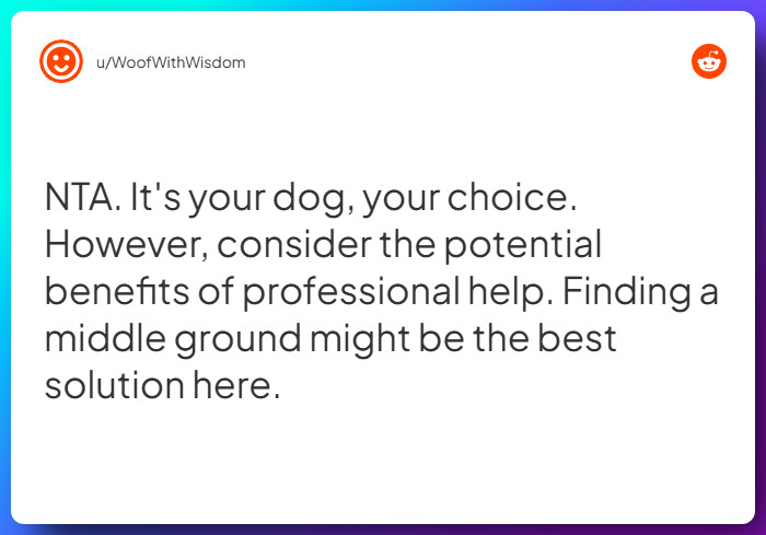 Comment from u/WoofWithWisdom