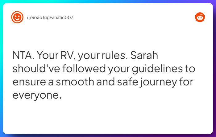 Comment from u/RoadTripFanatic007