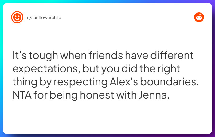 Comment from u/sunflowerchild