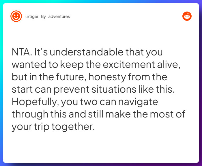 Comment from u/tiger_lily_adventures