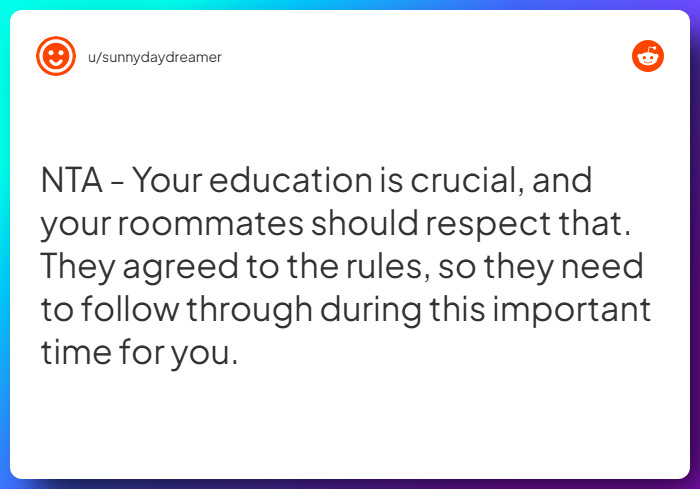 Comment from u/sunnydaydreamer