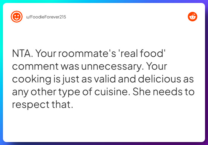 Comment from u/FoodieForever215