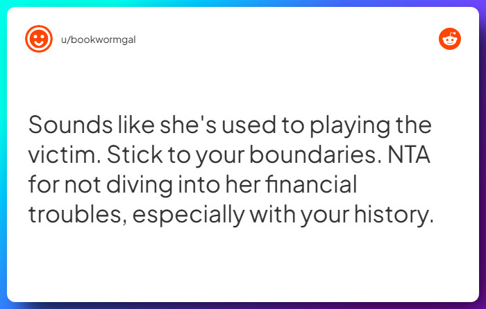 Comment from u/bookwormgal