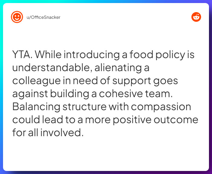 Comment from u/OfficeSnacker