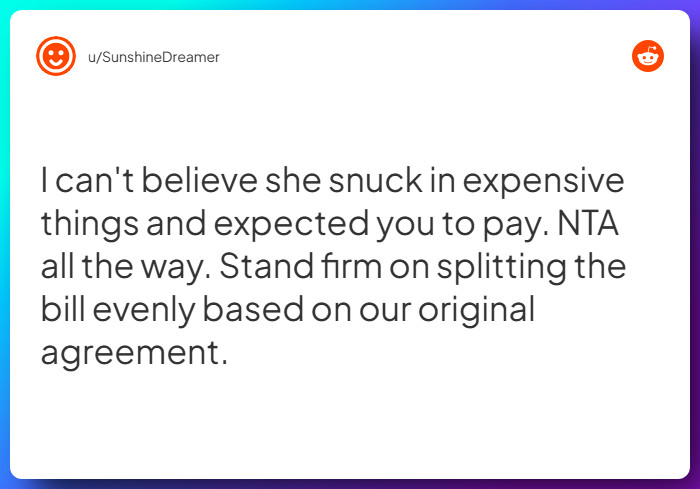 Comment from u/SunshineDreamer