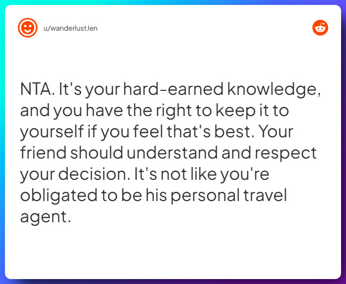 Comment from u/wanderlustJen