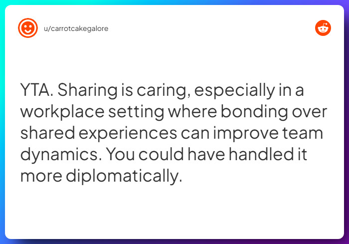 Comment from u/carrotcakegalore