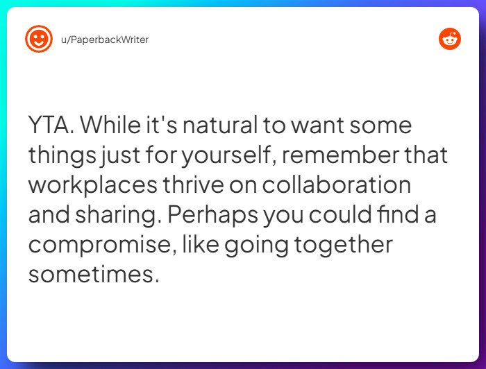 Comment from u/PaperbackWriter