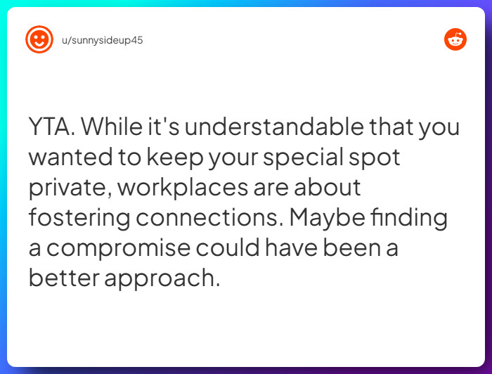 Comment from u/sunnysideup45