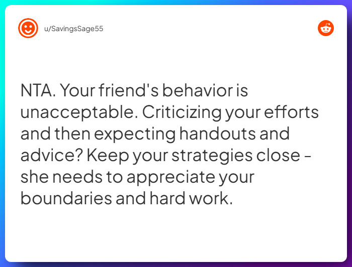 Comment from u/SavingsSage55