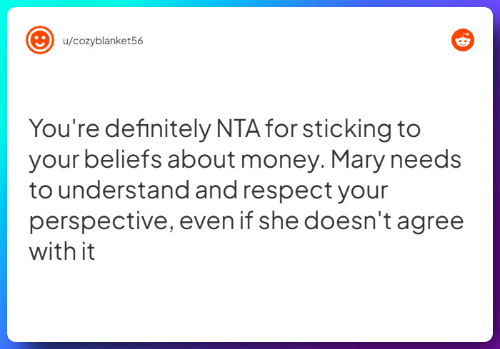 Comment from u/cozyblanket56