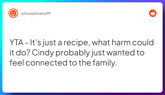 Comment from u/GossipGranny99