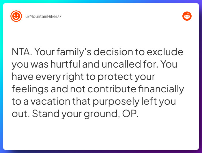 Comment from u/MountainHiker77