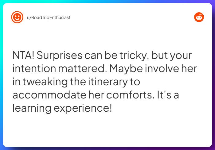 Comment from u/RoadTripEnthusiast