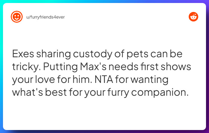 Comment from u/furryfriends4ever