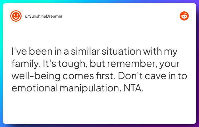 Comment from u/SunshineDreamer