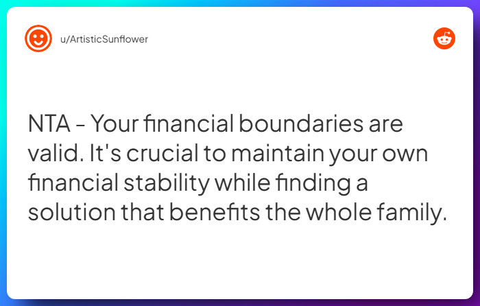 Comment from u/ArtisticSunflower