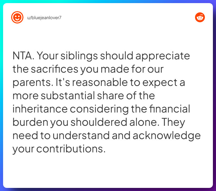 Comment from u/bluejeanlover7