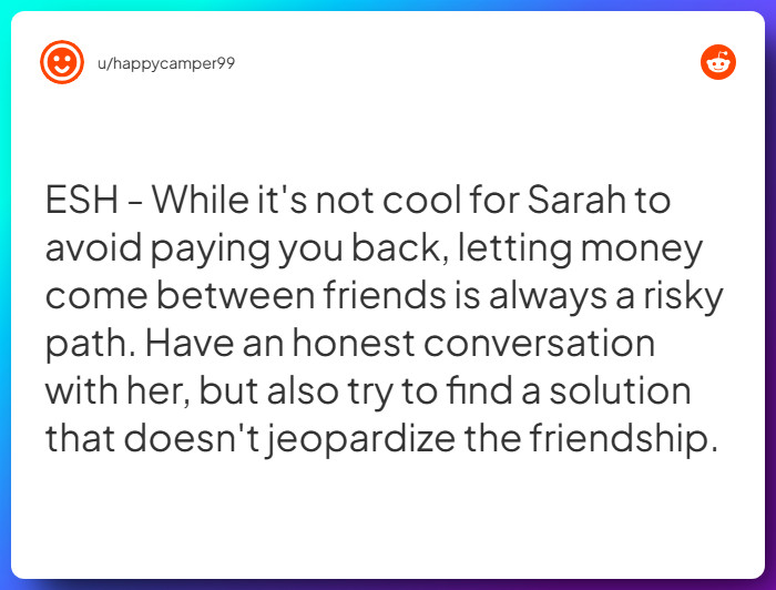 Comment from u/happycamper99