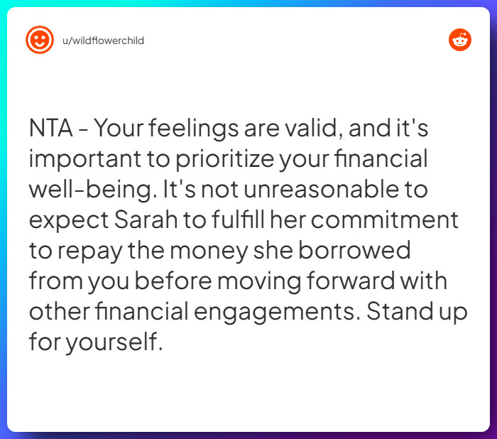 Comment from u/wildflowerchild