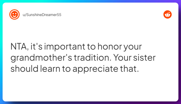 Comment from u/SunshineDreamer55