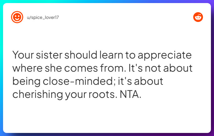 Comment from u/spice_lover17