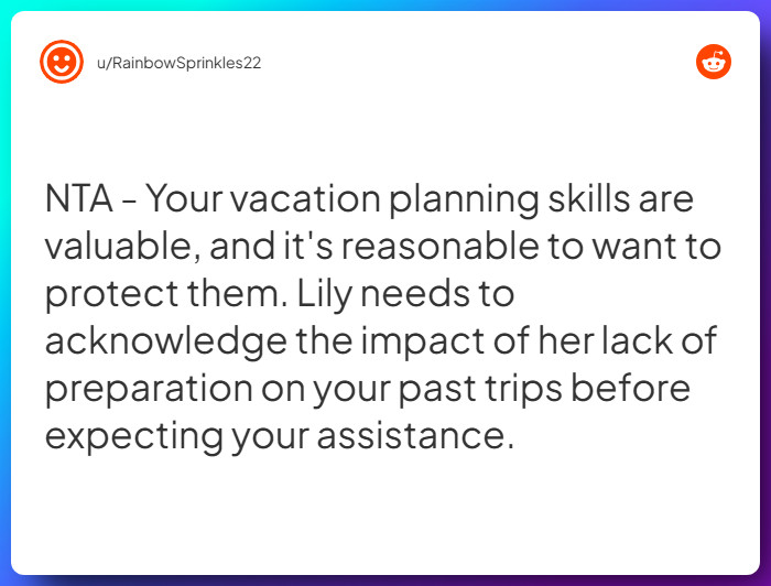 Comment from u/RainbowSprinkles22