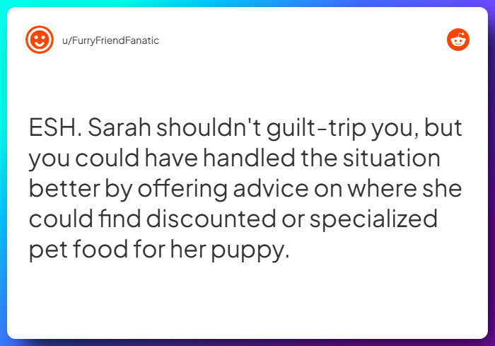 Comment from u/FurryFriendFanatic