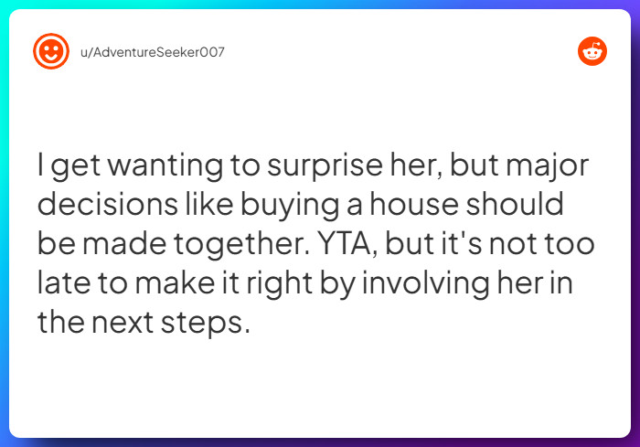 Comment from u/AdventureSeeker007