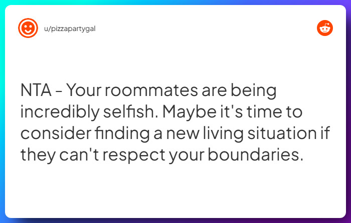 Comment from u/pizzapartygal