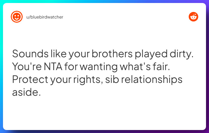 Comment from u/bluebirdwatcher