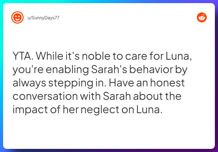 Comment from u/SunnyDays77