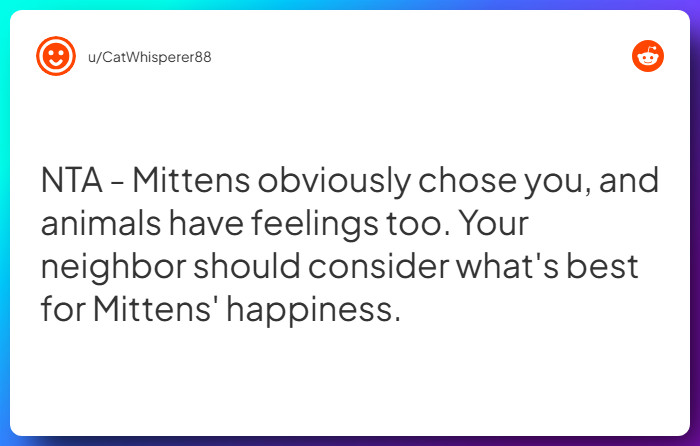 Comment from u/CatWhisperer88