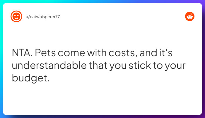 Comment from u/catwhisperer77