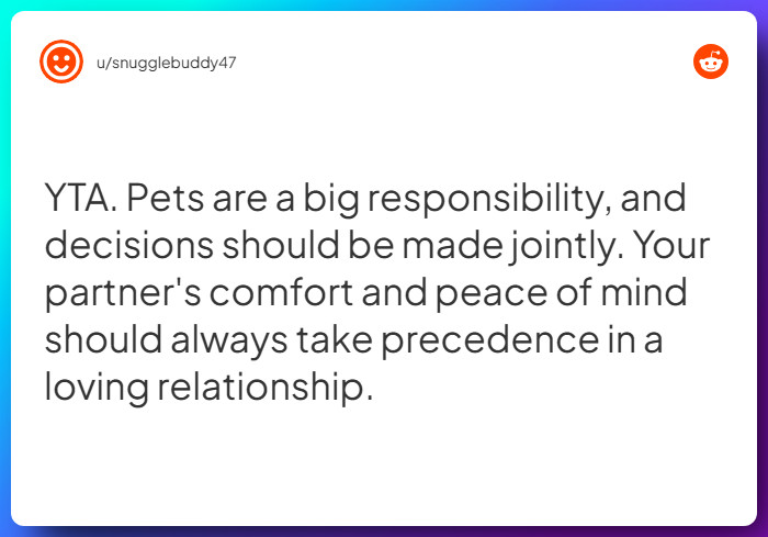 Comment from u/snugglebuddy47