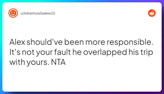 Comment from u/AdventureSeeker22