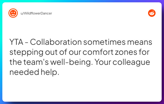 Comment from u/WildflowerDancer