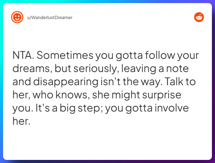 Comment from u/WanderlustDreamer