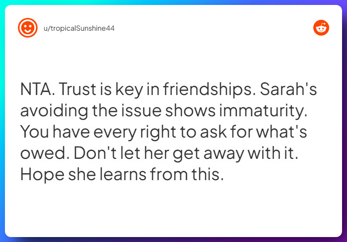 Comment from u/tropicalSunshine44