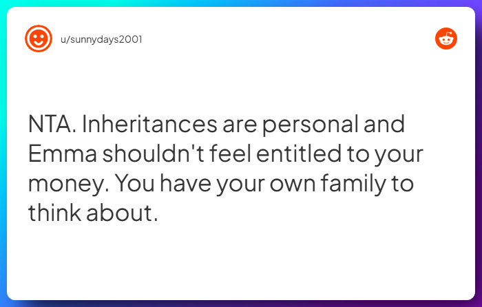 Comment from u/sunnydays2001