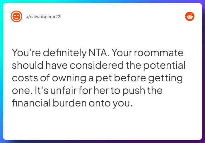 Comment from u/catwhisperer22