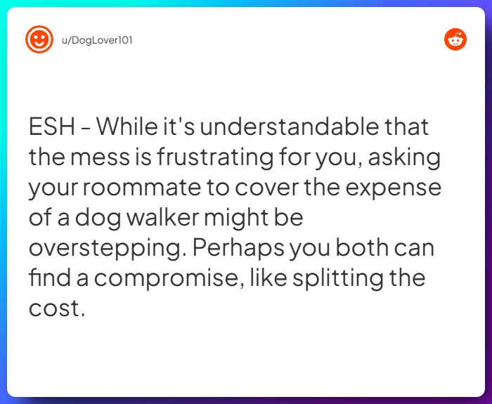 Comment from u/DogLover101