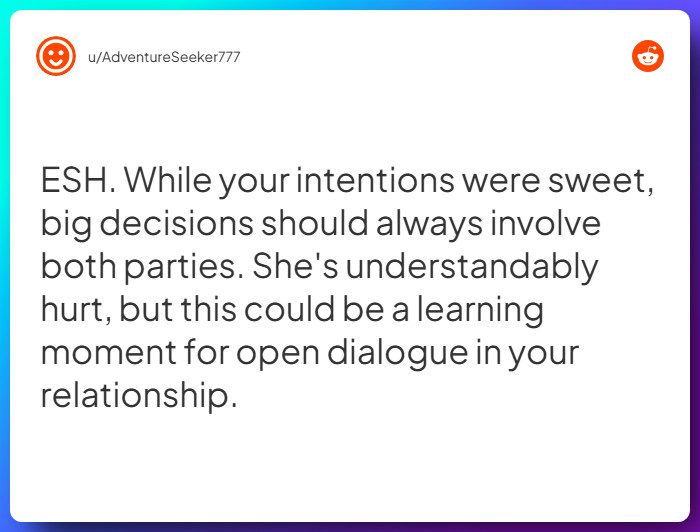 Comment from u/AdventureSeeker777