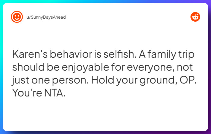 Comment from u/SunnyDaysAhead