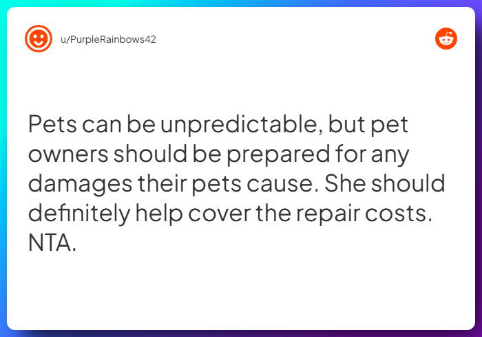 Comment from u/PurpleRainbows42