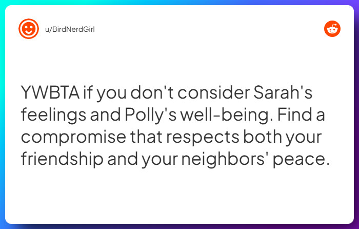 Comment from u/BirdNerdGirl