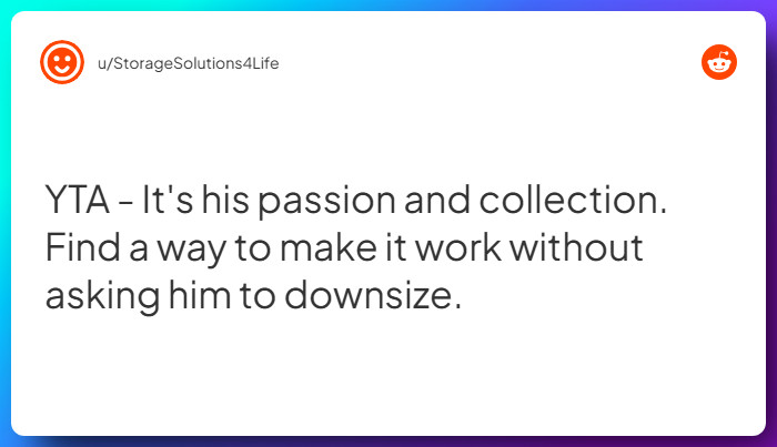 Comment from u/StorageSolutions4Life