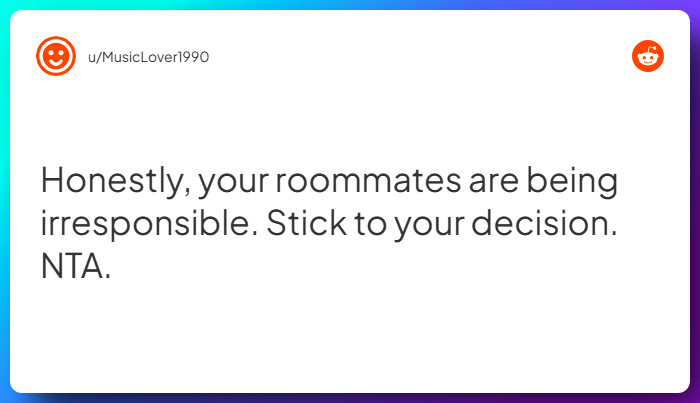 Comment from u/MusicLover1990